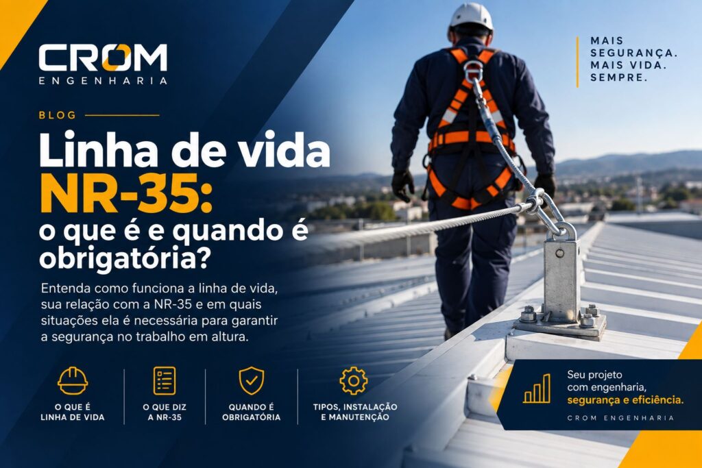 Linha de vida NR-35: o que é e quando é obrigatória?