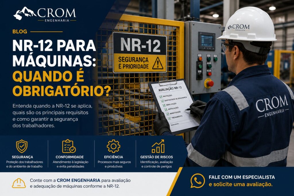 NR-12 para máquinas: quando é obrigatório e o que sua empresa precisa fazer?